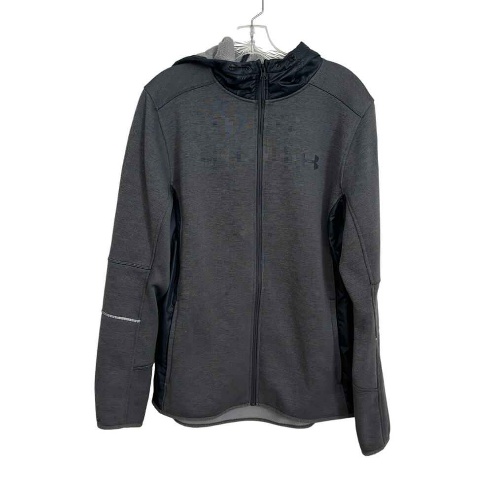 Under Armour Men's Full Zip Fleece Hoodie‎ Loose Coupe M